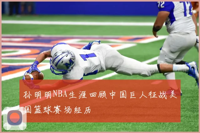 孙明明NBA生涯回顾中国巨人征战美国篮球赛场经历